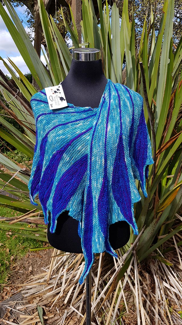 Blue shawls sales and wraps